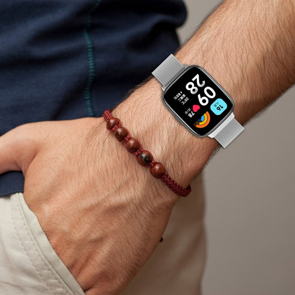 For Redmi Watch 3 Lite / Watch 3 Active Milan Metal Watch Band(Starlight Color)
