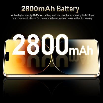i15 Pro Max / N85, 1GB+16GB, 6.1 inch Screen, Face Identification, Android  8.1 MTK6580A Quad Core, Network: 3G, Dual SIM(Gold) -  by PMC Jewellery | Online Shopping South Africa | PMC Jewellery | Buy Now Pay Later Mobicred