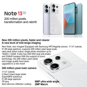 Xiaomi Redmi Note 13 Pro 5G, 12GB+512GB,  6.67 inch MIUI 14 Snapdragon 7s Gen 2 Octa Core 4nm up to 2.4GHz, NFC, Network: 5G(Blue)