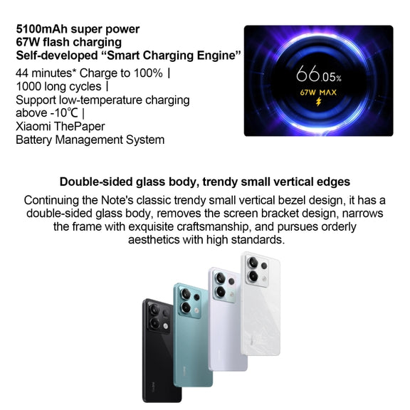 Xiaomi Redmi Note 13 Pro 5G, 12GB+512GB,  6.67 inch MIUI 14 Snapdragon 7s Gen 2 Octa Core 4nm up to 2.4GHz, NFC, Network: 5G(Blue)