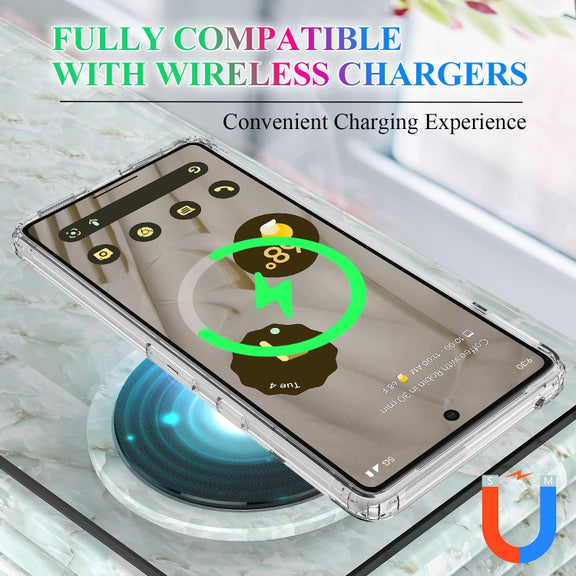 For Google Pixel 7 MagSafe Clear Acrylic PC Hybrid TPU Phone Case(Transparent)