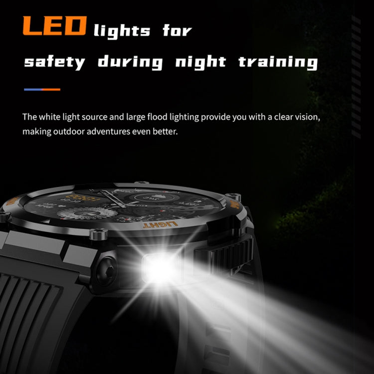 HT17 1.46 inch Round Screen Bluetooth Smart Watch, Support Health Monitoring & 100+ Sports Modes(Orange) - free shipping - PMC TechLife - Order now!