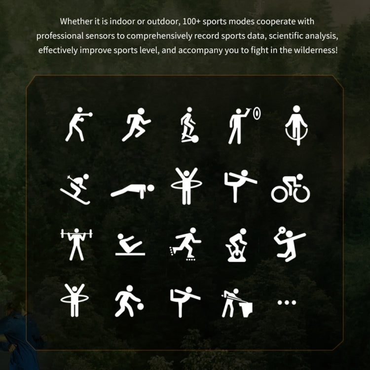 HT17 1.46 inch Round Screen Bluetooth Smart Watch, Support Health Monitoring & 100+ Sports Modes(Orange) - free shipping - PMC TechLife - Order now!