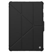 For Samsung Galaxy Tab S9+ NILLKIN Bumper Pro Multi-angle Folding Style Tablet Leather Case(Black)