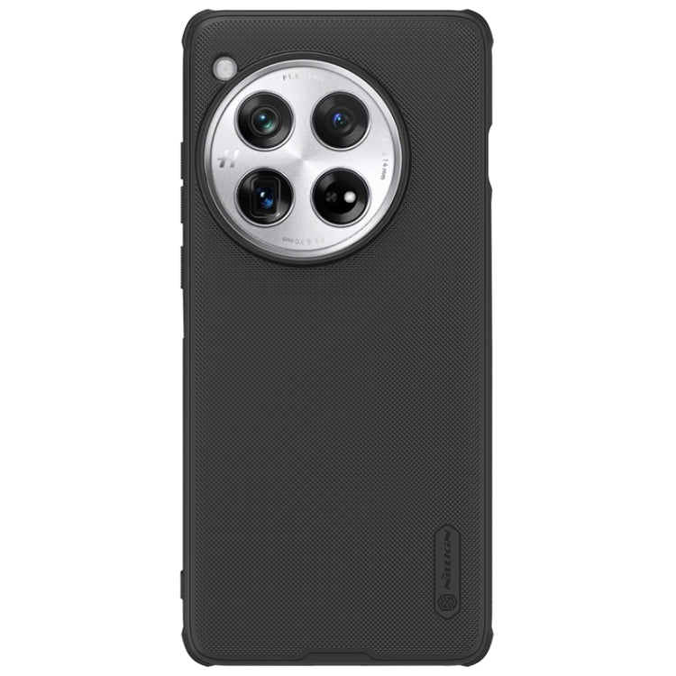 For OnePlus 12 NILLKIN Frosted Shield Pro PC + TPU Phone Case(Black) - OnePlus Cases by NILLKIN | Online Shopping South Africa | PMC TechLife | Buy Now Pay Later Mobicred