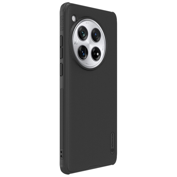 For OnePlus 12 NILLKIN Frosted Shield Pro PC + TPU Phone Case(Black) - OnePlus Cases by NILLKIN | Online Shopping South Africa | PMC TechLife | Buy Now Pay Later Mobicred