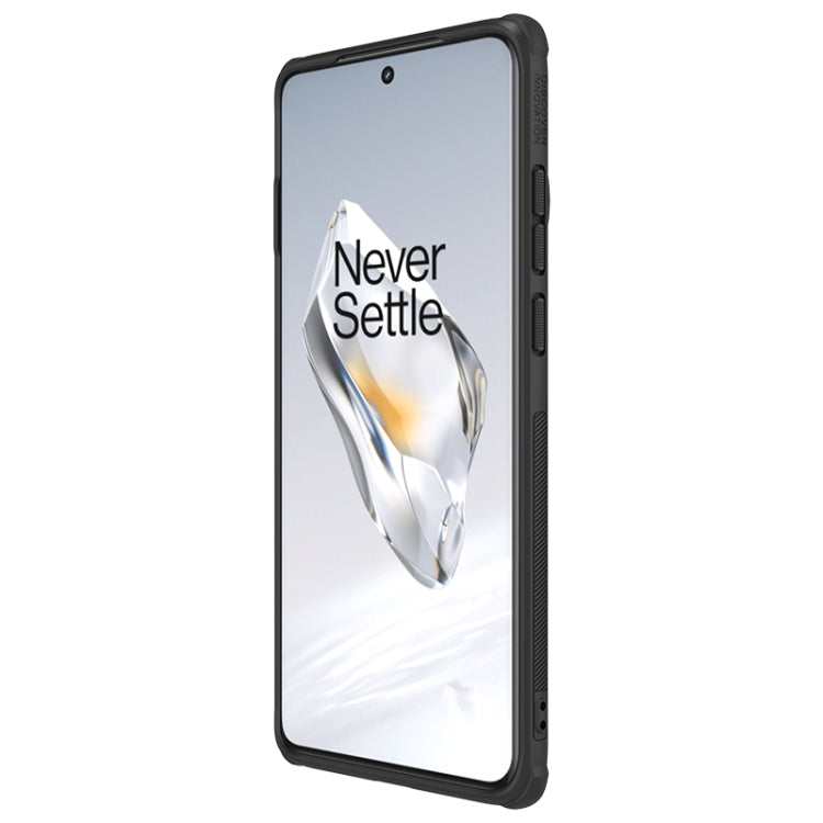 For OnePlus 12 NILLKIN Frosted Shield Pro PC + TPU Phone Case(Black)