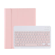 C-11B For iPad Air 4 / Air 5 / Pro 11 inch 2022 / 2021 / 2020 / 2018 Detachable ABS Candy Color Bluetooth Keyboard Tablet Case with Stand & Pen Slot(Pink)