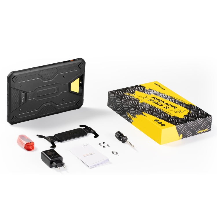 Ulefone Armor Pad 2 Rugged Tablet PC, 16GB+256GB 11 inch Android 13 MediaTek Helio G99 Octa Core 4G Network EU Plug(Yellow)