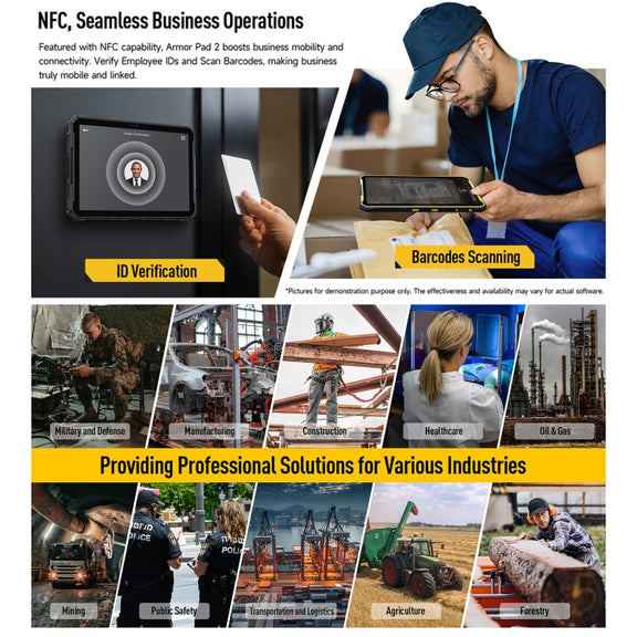 Ulefone Armor Pad 2 Rugged Tablet PC, 16GB+256GB 11 inch Android 13 MediaTek Helio G99 Octa Core 4G Network EU Plug(Yellow)