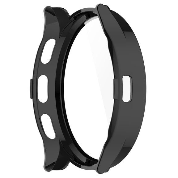 Compatible with Garmin Venu 3S PC + Tempered Glass Film Integrated Watch Case(Black)