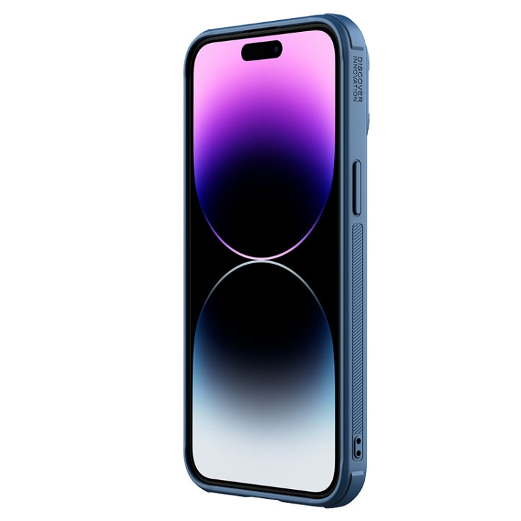 For iPhone 15 Pro Max NILLKIN CamShield Prop Series PC + TPU Phone Case(Blue) - free shipping - PMC TechLife - Order now!