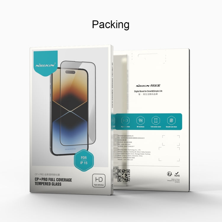 For iPhone 15 NILLKIN CP+Pro Explosion-proof Tempered Glass Film - iPhone 15 Tempered Glass by NILLKIN | Online Shopping South Africa | PMC TechLife | Buy Now Pay Later Mobicred