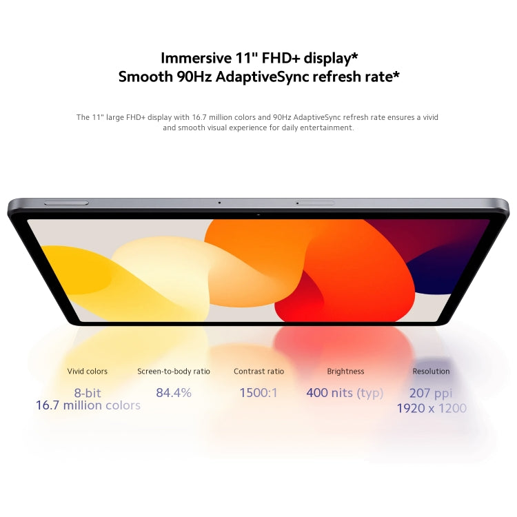 Xiaomi Redmi Pad SE 11 inch, 6GB+128GB, MIUI Pad 14 OS Qualcomm Snapdragon 680 Octa Core, Not Support Google Play(Purple)