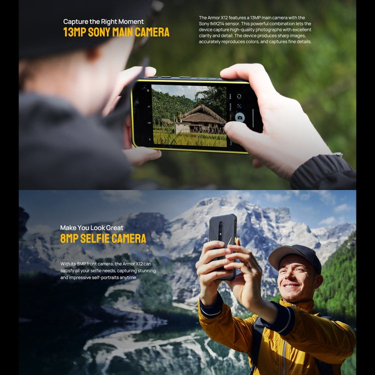 Ulefone Armor X12, 3GB+32GB, Rugged Phone, Face Unlock, 5.45 inch Android 13 Go MediaTek Helio A22 Quad Core, Network: 4G, NFC(Some Orange) - free shipping - PMC TechLife - Order now!