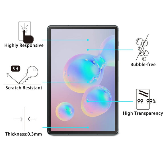 For Samsung Galaxy Tab S10 Lite / S11 / S10 FE / S7 / Lenovo Tab M11 / Xiaoxin Pad 11 2024 / Redmi Pad 2 / OnePlus Pad Lite 9H HD Explosion-proof Tempered Glass Film