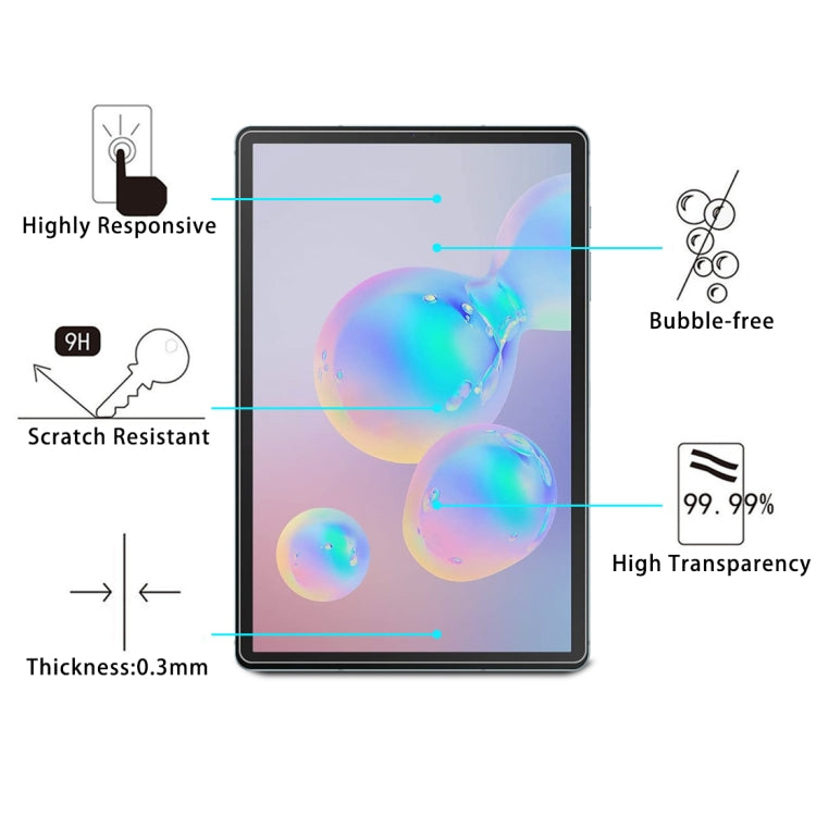For Samsung Galaxy Tab S10 Lite / S11 / S10 FE / S7 / Lenovo Tab M11 / Xiaoxin Pad 11 2024 / Redmi Pad 2 / OnePlus Pad Lite 9H HD Explosion-proof Tempered Glass Film