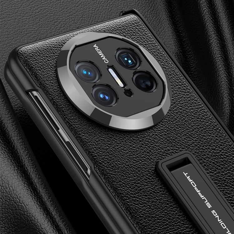 For Huawei Mate X5 GKK Magnetic Hinge Flip Leather Phone Case with Holder(Purple) - free shipping - PMC TechLife - Order now!