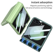 For Samsung Galaxy Z Flip5 GKK Integrated Full Coverage Folding Phone Case(Grey)