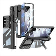 For Samsung Galaxy Z Fold5 GKK Integrated Push Lens Window PC Phone Case(Black) - Galaxy Z Fold5 Cases by GKK | Online Shopping South Africa | PMC TechLife | Buy Now Pay Later Mobicred