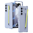 For Samsung Galaxy Z Fold5 5G GKK Integrated Fold Hinge Phone Case with Pen Slots, No Include Pen(Blue) - Galaxy Z Fold5 Cases by GKK | Online Shopping South Africa | PMC TechLife | Buy Now Pay Later Mobicred