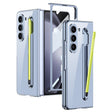 For Samsung Galaxy Z Fold5 5G GKK Integrated PC Phone Case with Pen Slot, No Include Pen(Blue) - Galaxy Z Fold5 Cases by GKK | Online Shopping South Africa | PMC TechLife | Buy Now Pay Later Mobicred
