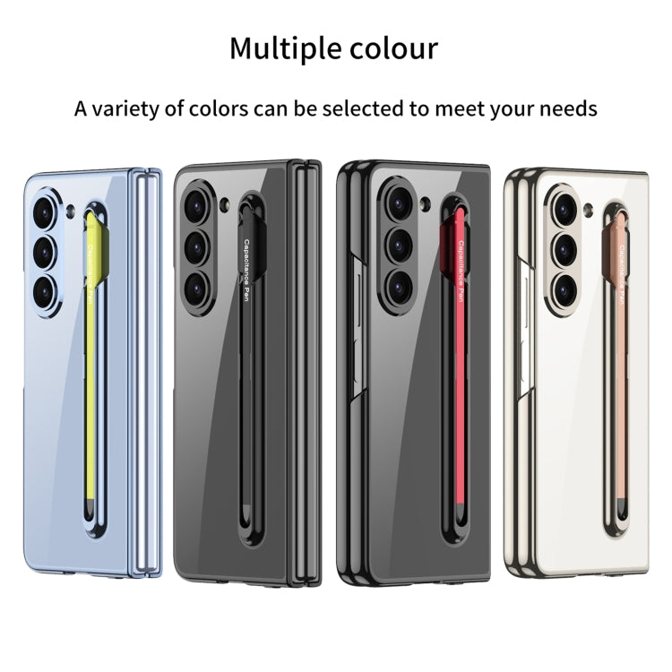 For Samsung Galaxy Z Fold5 5G GKK Integrated PC Phone Case with Pen Slot, No Include Pen(Black) - Galaxy Z Fold5 Cases by GKK | Online Shopping South Africa | PMC TechLife | Buy Now Pay Later Mobicred