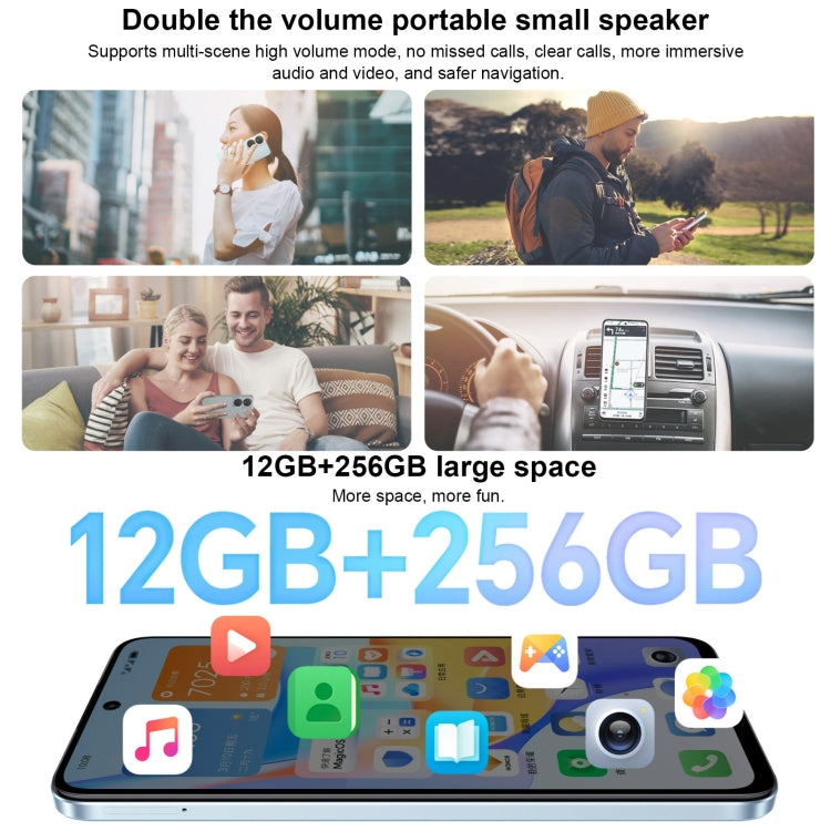 Honor Play 50 Plus, 12GB+256GB, 6.8 inch MagicOS 7.2 Dimensity 6020 Octa Core up to 2.2GHz, Network: 5G, OTG, Not Support Google Play(Purple) - free shipping - PMC TechLife - Order now!