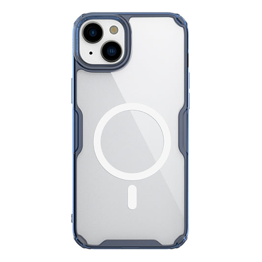 For iPhone 15 Plus NILLKIN Ultra Clear Magsafe PC + TPU Phone Case(Blue) - iPhone 15 Plus Cases by NILLKIN | Online Shopping South Africa | PMC Jewellery | Buy Now Pay Later Mobicred