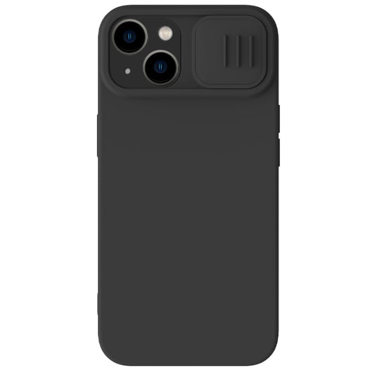 For iPhone 15 Plus NILLKIN CamShield Liquid Silicone Phone Case(Black) - iPhone 15 Plus Cases by NILLKIN | Online Shopping South Africa | PMC Jewellery | Buy Now Pay Later Mobicred