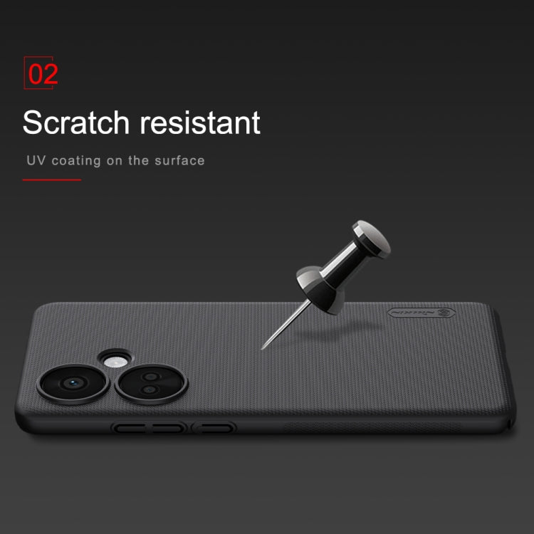 For OPPO K11 NILLKIN Frosted PC Phone Case(White) - OPPO Cases by NILLKIN | Online Shopping South Africa | PMC TechLife | Buy Now Pay Later Mobicred