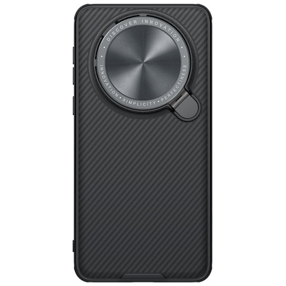 For Huawei Mate 60 Pro/60 Pro+ NILLKIN Black Mirror Prop CD Texture Mirror MagSafe Magnetic Phone Case(Black)