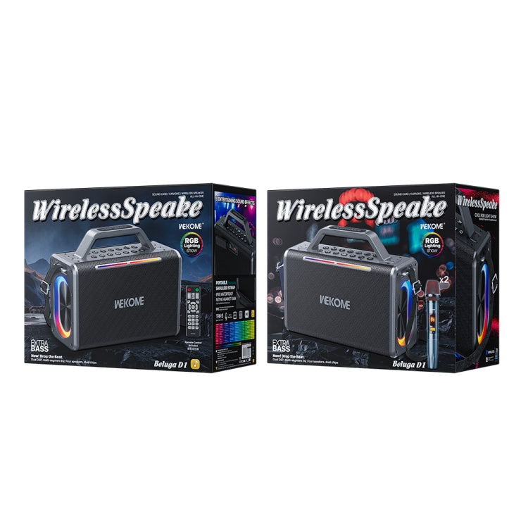 WK Beluga D1 Performer Outdoor Portable Bluetooth Speaker(Black) - free shipping - PMC TechLife - Order now!