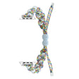 For Apple Watch SE 44mm Paracord Gypsophila Beads Drawstring Braided Watch Band(Rainbow) - free shipping - PMC TechLife - Order now!