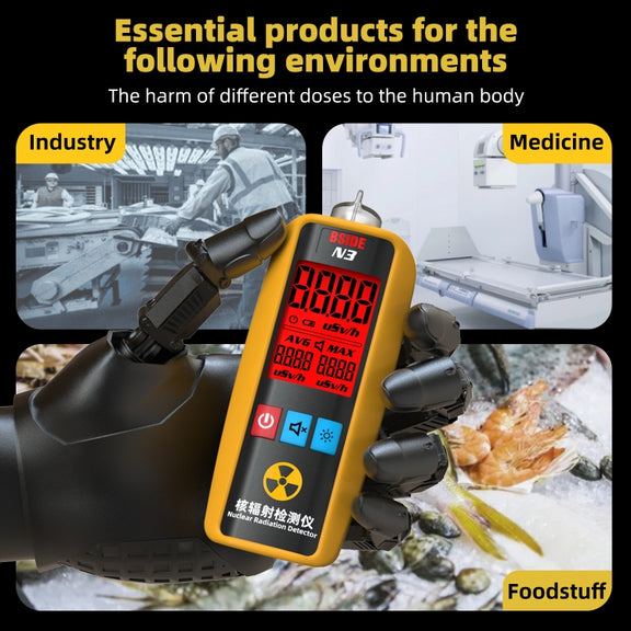 BSIDE N3 Handheld Home Nuclear Radiation Detector