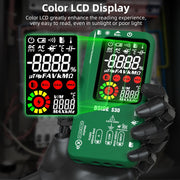 BSIDE S30 Smart Color Screen Infrared Temperature Measurement Multimeter(Green)