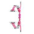 For Apple Watch SE 40mm Paracord Row Beads Drawstring Braided Watch Band(Pink) - Watch Bands by PMC TechLife | Online Shopping South Africa | PMC TechLife
