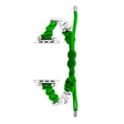 For Apple Watch Series 4 40mm Paracord Row Beads Drawstring Braided Watch Band(Green) - Watch Bands by PMC TechLife | Online Shopping South Africa | PMC TechLife