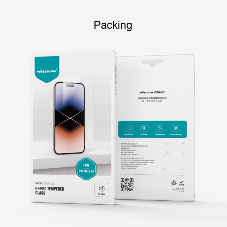For Huawei Mate 60 NILLKIN H+Pro 0.2mm 9H Explosion-proof Tempered Glass Film - Huawei Tempered Glass by NILLKIN | Online Shopping South Africa | PMC TechLife | Buy Now Pay Later Mobicred