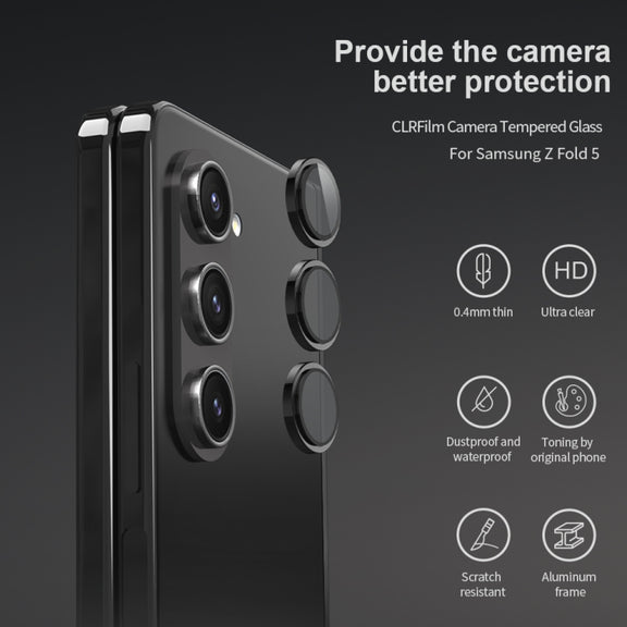 For Samsung Galaxy Z Fold5 NILLKIN Color Mirror Series Lens Film