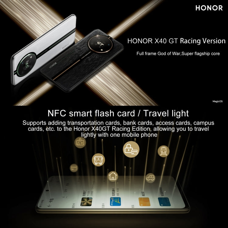 Honor X40 GT Racing, 12GB+256GB, 6.81 inch Magic OS 7.0 Snapdragon 888 Octa Core up to 2.84GHz, Network: 5G, OTG, NFC, Not Support Google Play(Magic Night Black) - free shipping - PMC TechLife - Order now!