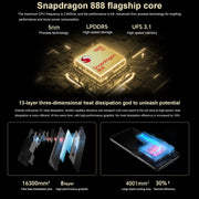 Honor X40 GT Racing, 12GB+512GB , 6.81 inch Magic OS 7.0 Snapdragon 888 Octa Core up to 2.84GHz, Network: 5G, OTG, NFC, Not Support Google Play(Racing Black)