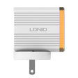 LDNIO A1302Q 2 in 1 18W QC3.0 USB Interface Grid Shape Travel Charger Mobile Phone Charger with 8 Pin Data Cable, US Plug - free shipping - PMC TechLife - Order now!