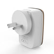 LDNIO A2204 2 in 1 12W Dual USB Interface Travel Charger Mobile Phone Charger with 8 Pin Data Cable, AU Plug - free shipping - PMC TechLife - Order now!