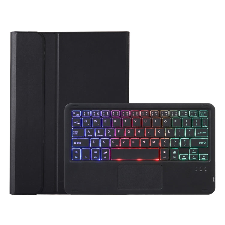 For Xiaomi Redmi Pad SE 11 inch A0N9-AS Lambskin Texture Ultra-thin Detachable Backlight Bluetooth Keyboard Leather Case with Touchpad(Black) - free shipping - PMC TechLife - Order now!