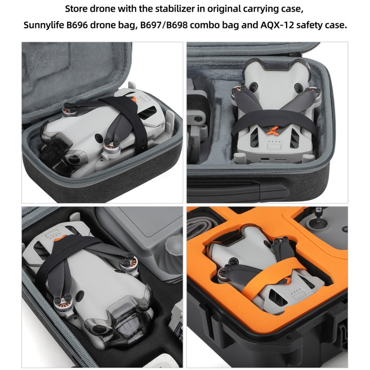 For DJI Mini 4 Pro Sunnylife SJ711 Blade Holder Fixed Propeller Fixer Guard(Orange) - free shipping - PMC TechLife - Order now!