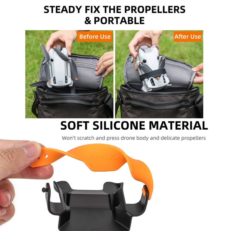 For DJI Mini 4 Pro Sunnylife SJ711 Blade Holder Fixed Propeller Fixer Guard(Orange) - free shipping - PMC TechLife - Order now!