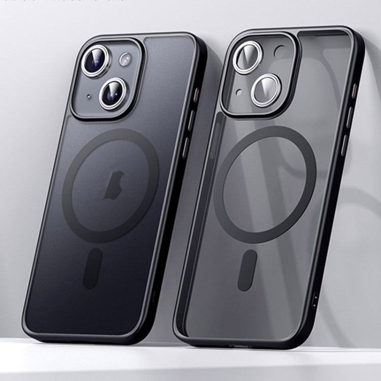 For iPhone 15 SULADA Magsafe Magnetic Matte PC + TPU Phone Case(Titanium Black) - iPhone 15 Cases by SULADA | Online Shopping South Africa | PMC TechLife | Buy Now Pay Later Mobicred