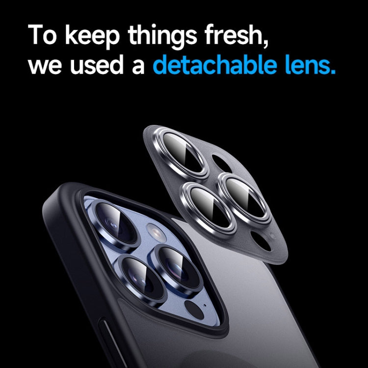 For iPhone 15 SULADA Magsafe Magnetic Matte PC + TPU Phone Case(Titanium Black) - iPhone 15 Cases by SULADA | Online Shopping South Africa | PMC TechLife | Buy Now Pay Later Mobicred