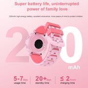 HT19 1.2 inch Round Screen IP68 Children Smart Watch, Support Sleep Monitoring(Black)